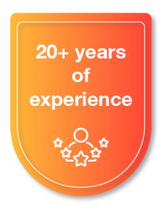 20 years of experience